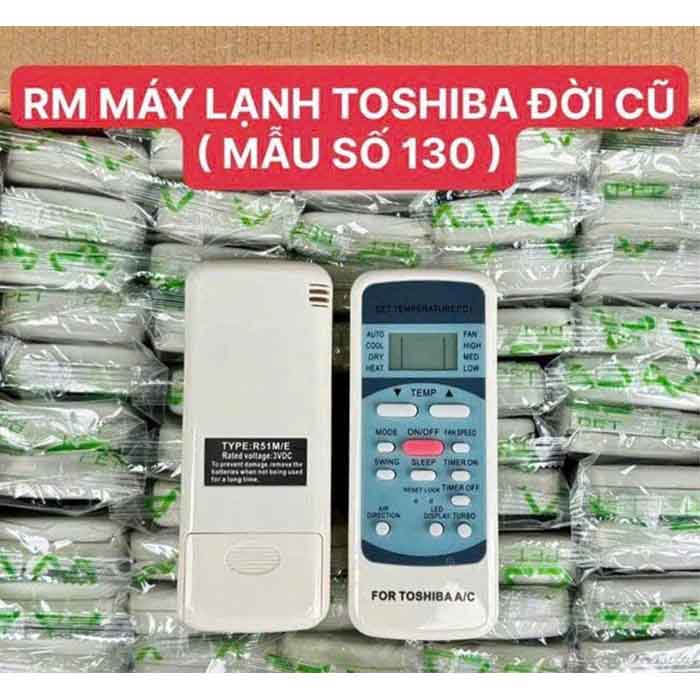 Remot máy lạnh Toshiba đời cũ mẫu số 130