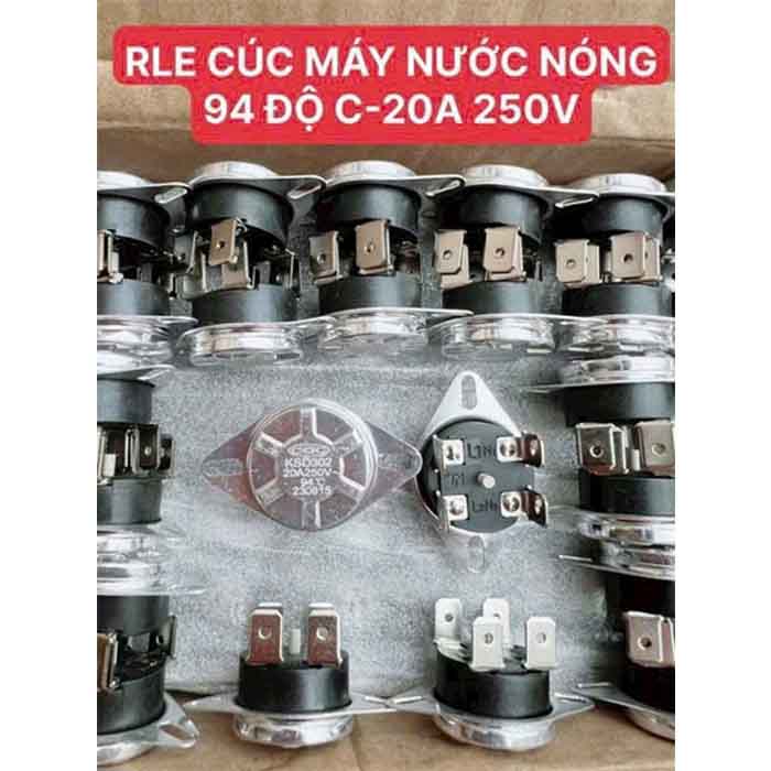Rle cúc máy nước nóng 90 độ c - 20A 250V