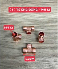 Tê ống đồng phi 12