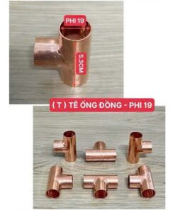 Tê ống đồng phi 19