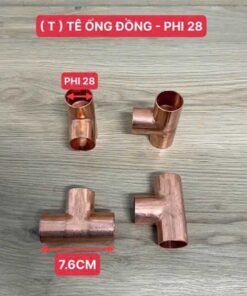 Tê ống đồng phi 28