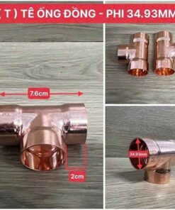 Tê ống đồng phi 34.93mm