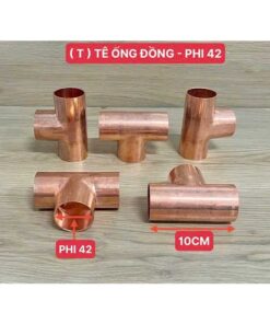 Tê ống đồng phi 42