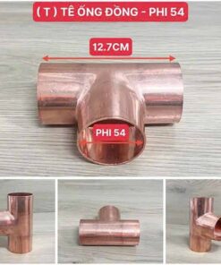 Tê ống đồng phi 54