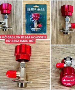 Van mở GAS lon Ron R134A Hongsen HS-339A màu đỏ
